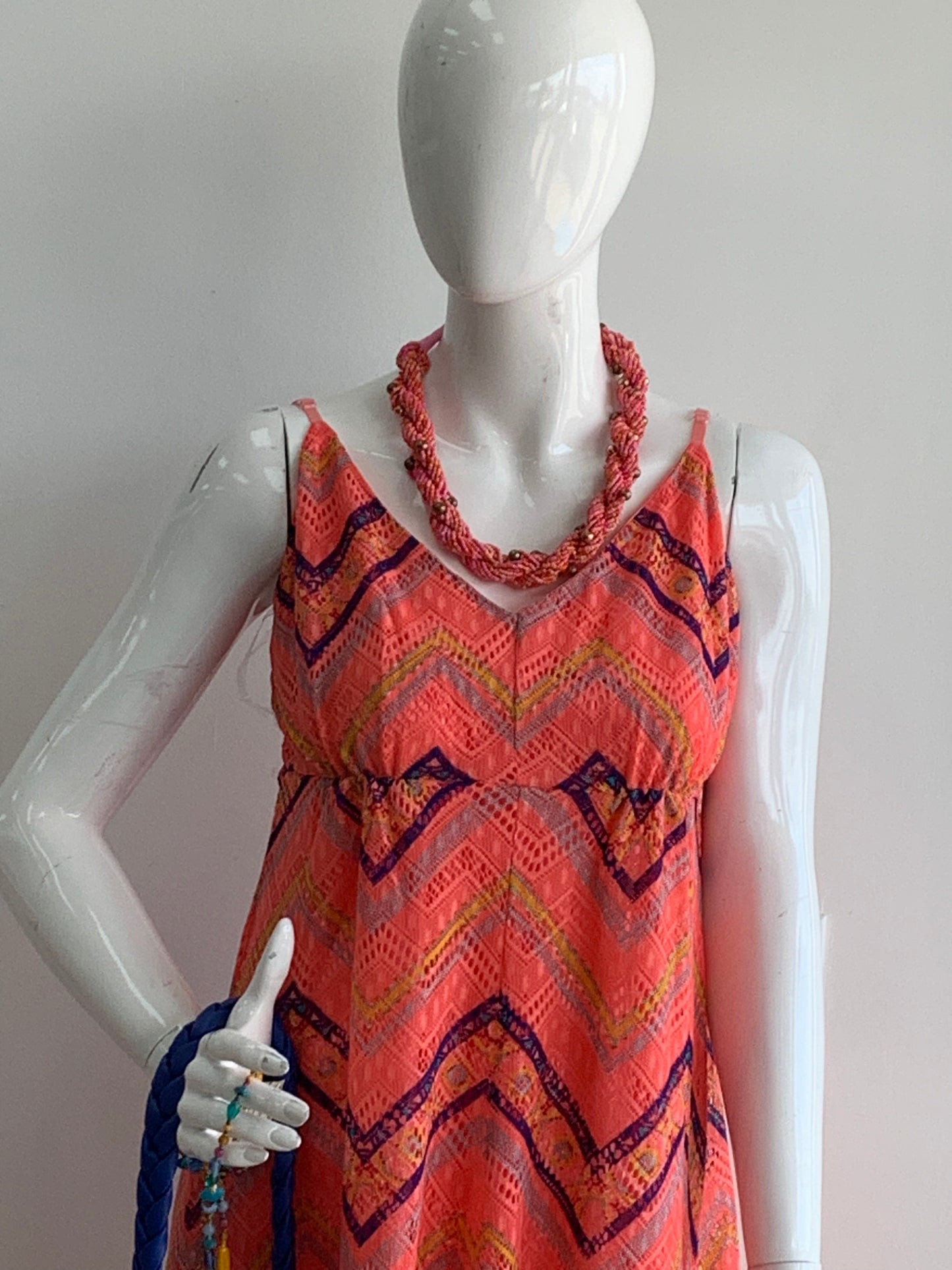 Vibrant Boho Maxi Dress – Summer Chic