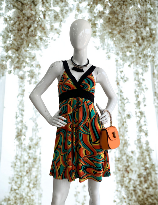 Boho Chic Tribal Print Shift Dress
