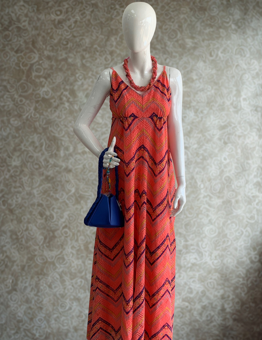 Vibrant Boho Maxi Dress – Summer Chic