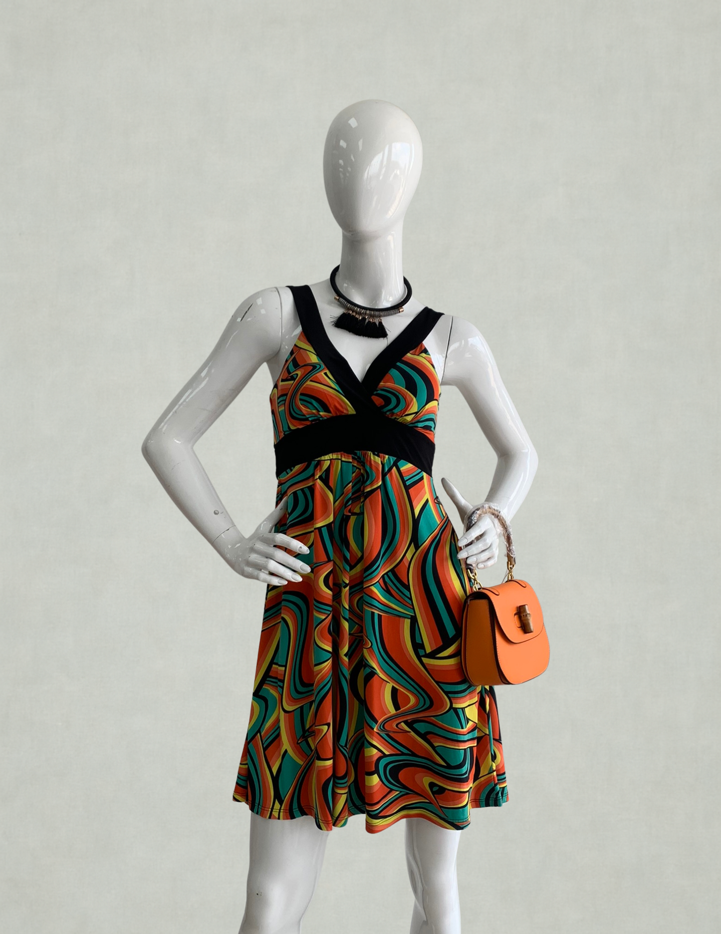 Boho Chic Tribal Print Shift Dress